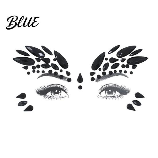 Medical Grade Skin Jewels Face Gems Makeup Temporary Tattoo Sticker  Faux Crystal Jewelry Cosplay Glitter Stones Rhinestone Teardrop Eyeliner