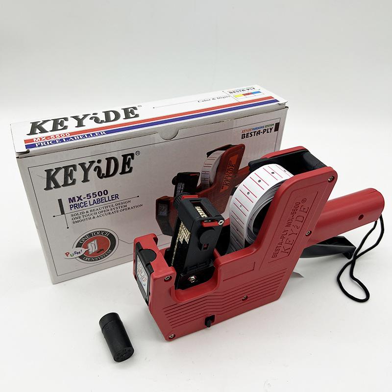 Single Row Price Labeler with Manual Gun and Currency Labels