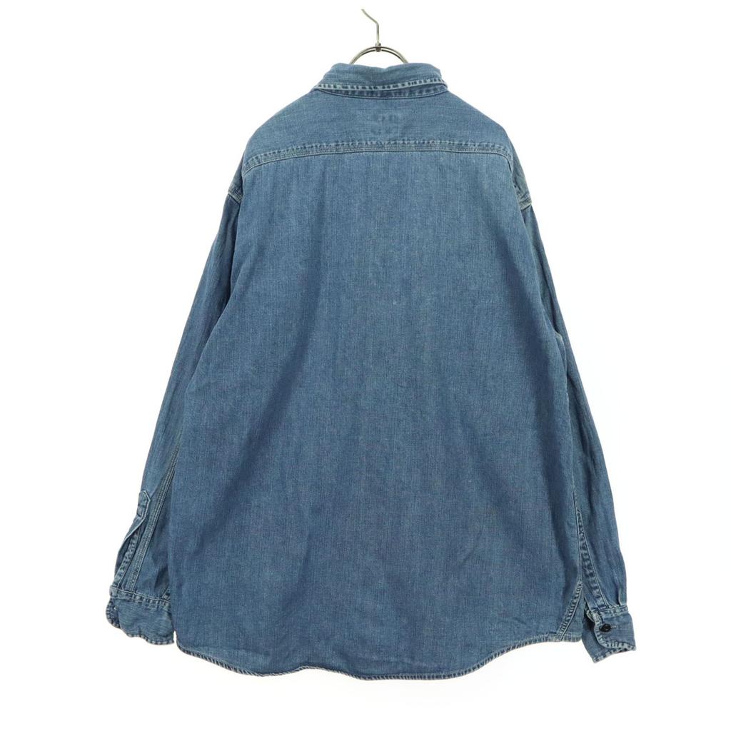 Levi's 90s Old Long sleeve dungarees Denim shirt L blue Men's Used