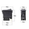 1PC High Low Turn Off Three Gear Switch Car Truck Motorcycle Headlight Switch Button On Off Control