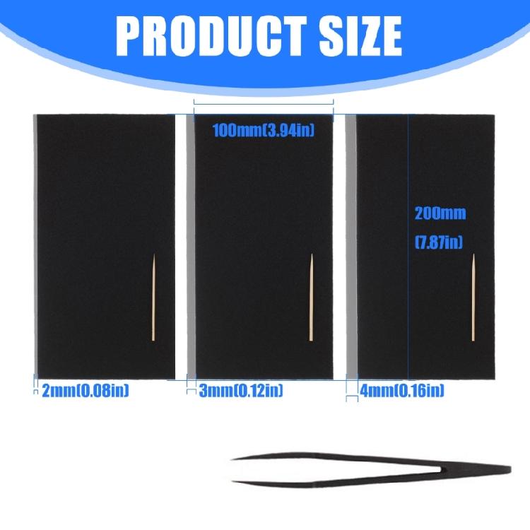 Auslaufsicherer Schwamm Hohe Dichte Schaumstoff Folie Leichte Dichtungsschaum mit Pinzette Ersatz für 120 135 Filmkamera Ersatz