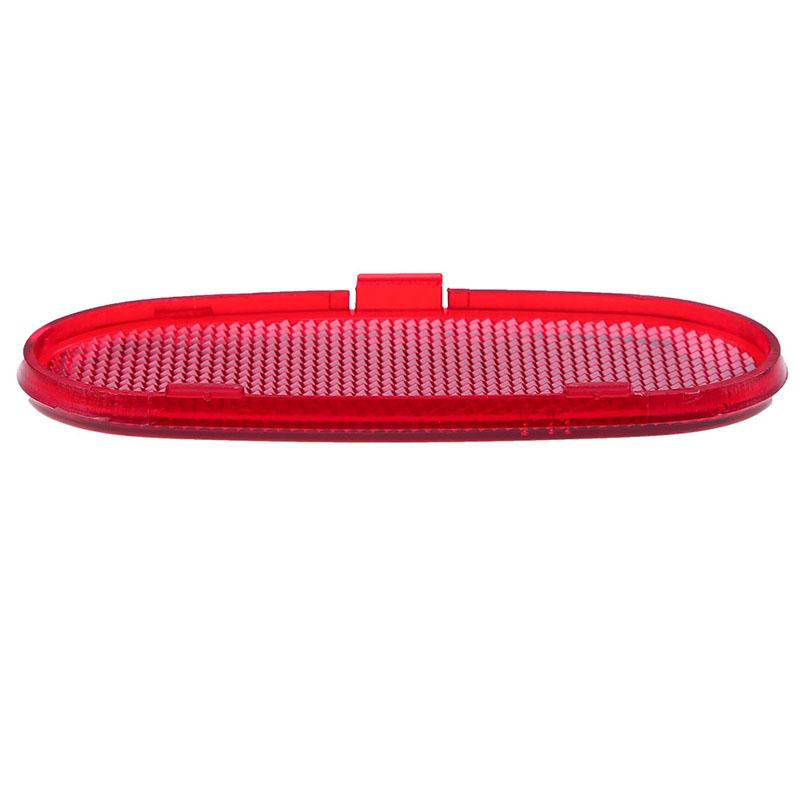 Red ABS Front Inner Door Panel Reflector Light Cover Lens for Dodge Ram 1500 2500 3500 Durango Night Opening Safety Alert Direct Replacement 5179299AA