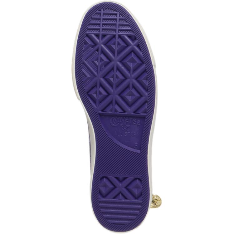 Converse All Star Lift Trendy Durable High-Top Canvas Sneakers Women Sneakers White Purple A13353C