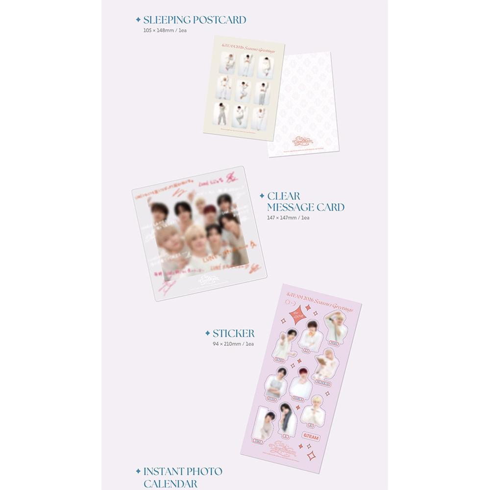 [Pre-order] &TEAM - 2026 Seasons Greetings In a Daydream
