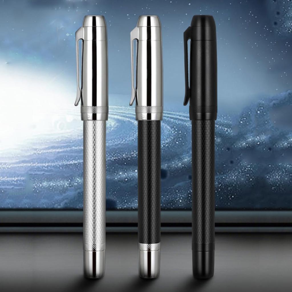 Ranvi Jinhao 92 Fountain Fine with Ink Converter Pen, Nib, (Silver Black)