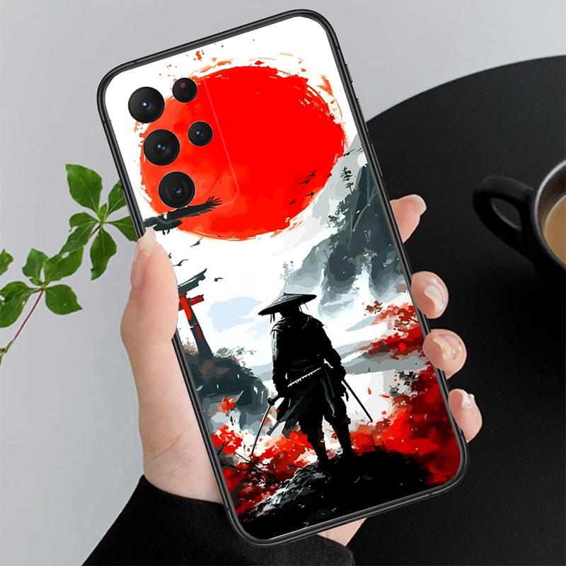 Japanese Samurai Sword Anime Phone Case For Samsung A17 A55 A16 A56 A35 A15 A53 A54 A33 A34 A25 A05S A52 A52S A07 A26 A06