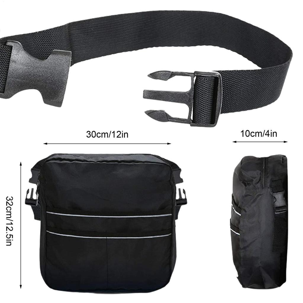 Rollstuhltasche Rollator Tasche Wasserabweisend Große Tragetasche Zum Aufhängen am Rücken Transport Aufbewahrung Reise Rucksack Rollstuhl Zubehör