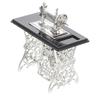 Mini Sewing Machine House Furniture Machines Toy Room Micro Model Alloy Pedal Tool Modeling Furnishings Toddler