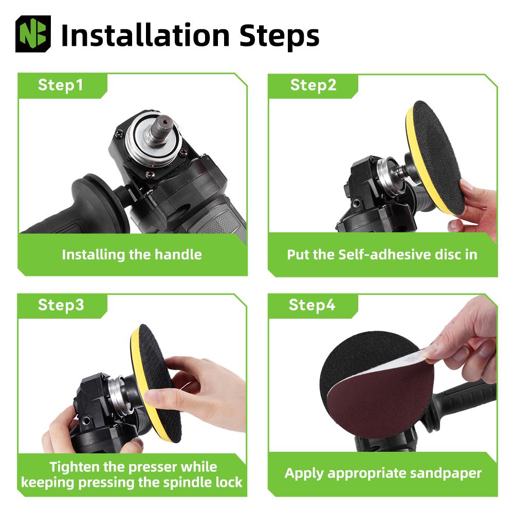 125mm Brushless Cordless Electric Angle Grinder 3 Gears High Power Grinding Polisher Cutter Tool For Makita 18V Battery