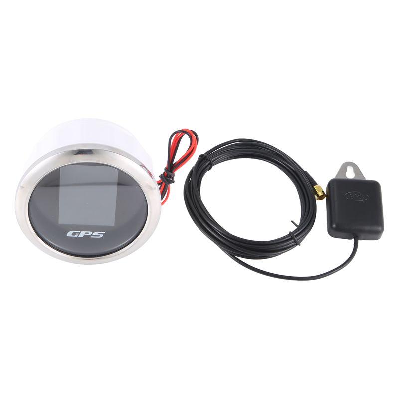 Reliable 85Mm Smart GPS Speedometer Waterproof TFT Screen Digital Tachometer Odometer With GPS Antenna For Car Boat Motorcycle
