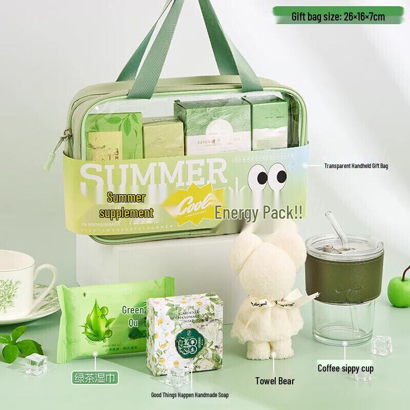 Lüdun Summer Cooling Comfort Kit for Employees 26x7.5x17cm