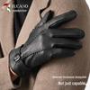 Woodpecker Men's Winter Touchscreen Sheepskin Gloves