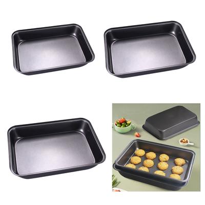 Carbon Steel Cookie Baking Sheet Deep Rimmed Bread Tray Nonstick Turkey Roasting Pan For Even Cooking And Easy Cleaning