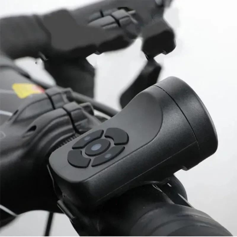 1Pc Bicycle Bell USB Charging Bicycle Horn with Alarm for Road Mountain Bike