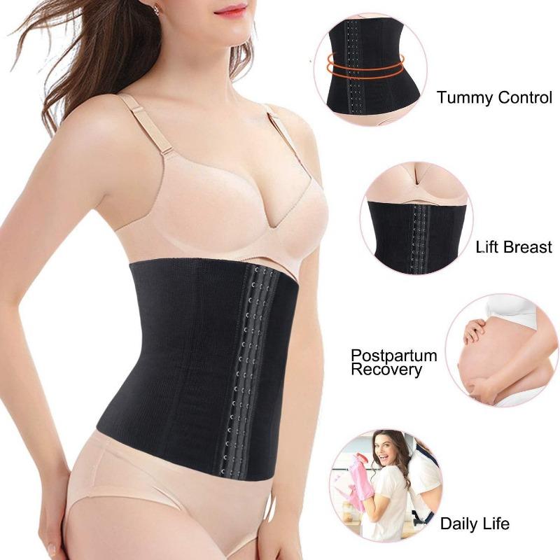 Adjustable Buckle Waist Trainer Belt Tummy Control Waist Trimmer For Fitness Men And Women