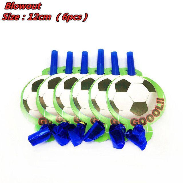 Football-themed Party Package - Green Football Birthday Party Decoration Supplies, Disposable Tableware, Football Set