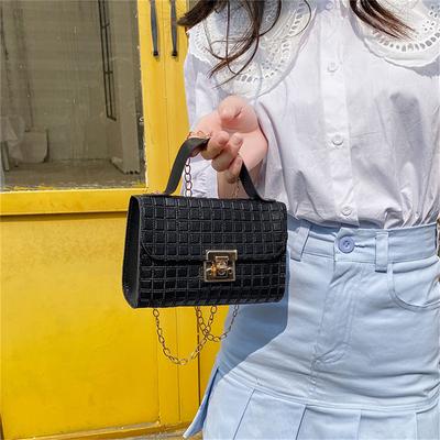 Women Fashion Embossed PU Leather Shoulder Bag Chain Causal Crossbody Bag Handbags