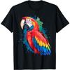 Cool Parrot Art For Men Women Girls Parrot Bird Lovers T-Shirt(1)