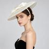 Elegant Wide Brim Fascinator Sun Protection Mesh Fascinator Fashion Kentucky Hat  Women’s