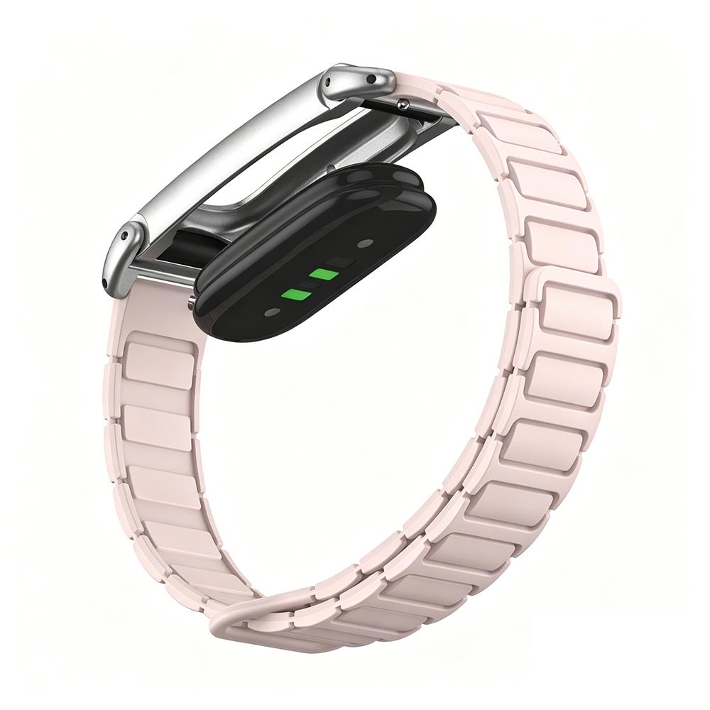 Advanced For Google Fitbit Air Adjustable Magnetic Silicone Watch Strap With Metal Protective Frame Case Sport Wrist Bracelet