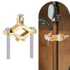 Ground Clamp 1/2,1 Fitting, 3 Piece Copper Alloy Ground Rod Clamp With Screws Bonding To Water And Steel For Electrical Safety Applications,1PCS,