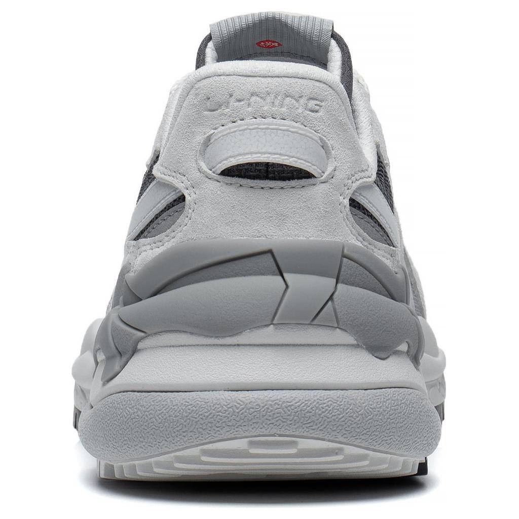 Li Ning Origin CF Tracing Abrasion Resistant Breathable Low top Sports Casual Shoes Women's Gray Black AGCT172-3