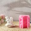 Easy To Clean Silicone Candle Molds Fondant Moulds Squirrel Shape Resin Project Moulds Silicone Texture for Candle
