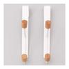 NITORI Door Hanger Tovar 1 Row Set of 2 White NITORI 8470601