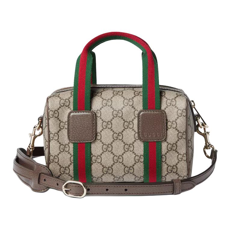Gucci GG Monogram Canvas Mini Tote Bag Unisex Handbags Beige 859975-FACHL-8844