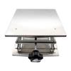 Stainless Steel Lift Tables Mini Portable Lab Lifting Platform Stand Rack for Chemistry Biology Experience Soldering
