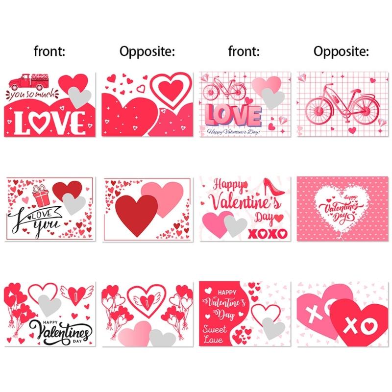 6PCS Valentines Party Scratch Off Cards Set Includes 8 Love Sticker Practical Paper Craft For Couple Game Night Activities