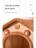 All-Season Detachable Pet House: Warm, Washable, Dual-Use for Cats & Small Dogs