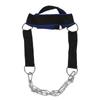 Neck Harness Increase Core Strength Support Injury Recovery Neck Exerciser for Home Gym Blue Black