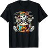 Heavy Metal Headbanger, Drummer, Cat Playing Drum, Meowtal T-Shirt
