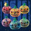 Colorful Halloween Shiny Fidget Toy Soft Pumpkin Stress Balls Squishy Squeeze Ball  Halloween