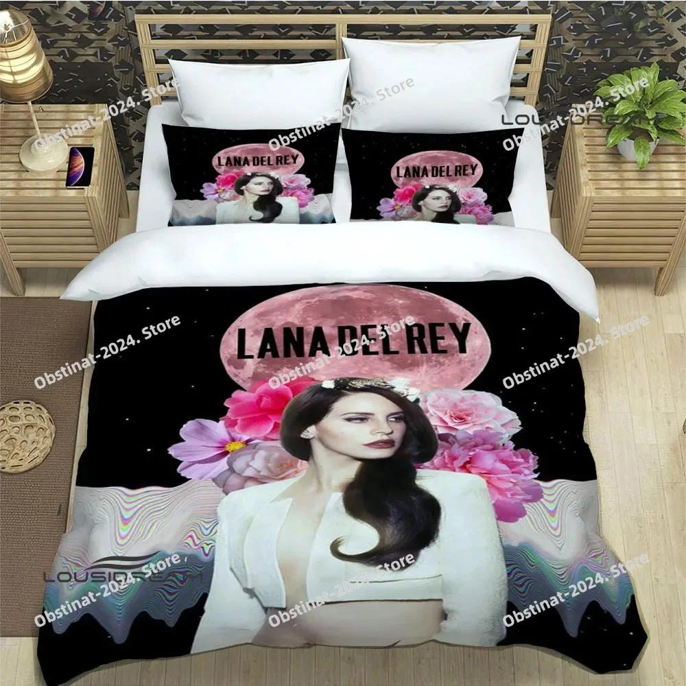 Lana Del Rey Bettwäsche Set Druck Mit Kissenbezug Bett Weiche Bettdecke Weich Einzel Doppel Queen Super King-Größe Abmessungen Abmessungen Luxuriöses Geburtstagsgeschenk
