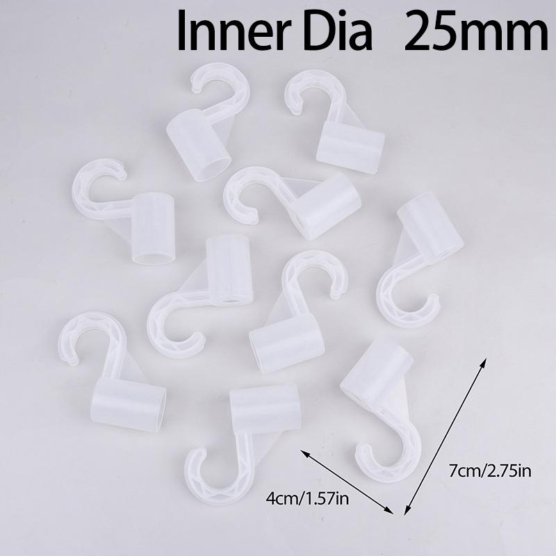 10Pcs Plastic Thickening Hook For Suit Locker Shelf Wardrobe Hook Fittings Diy Party Supplies Children Tent Game Room Joints