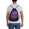 Custom EVA Evangelions Drawstring Backpack Sports Gym Bag for Men Women Manga Training Sackpack
