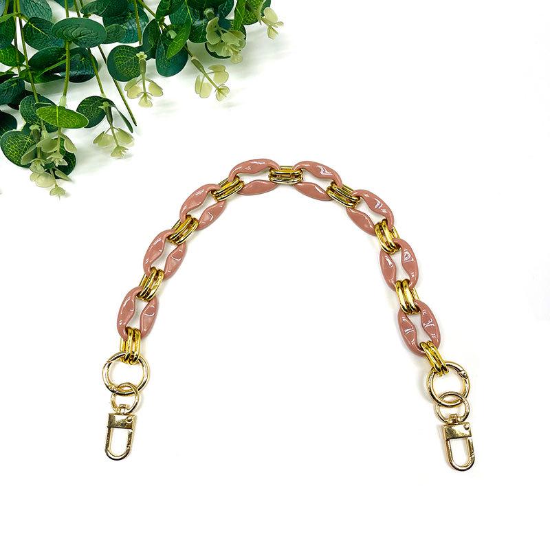 Retro 8-Shaped Acrylic Resin Chain Handbag Strap