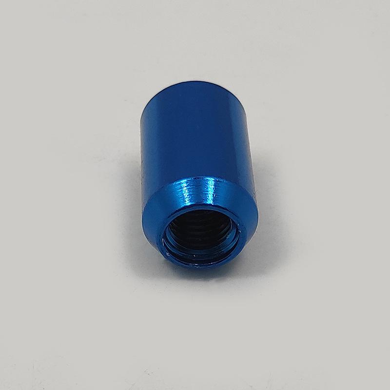 Blue Anti-Theft Tire Lug Nuts with Removal Key