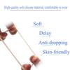 2PCS Silikon Männliche Vorhaut Corrector Widerstand Ring Verzögerung Ejakulation Penis Ringe Sex Spielzeug für Männer Täglich/Nacht Cock ring
