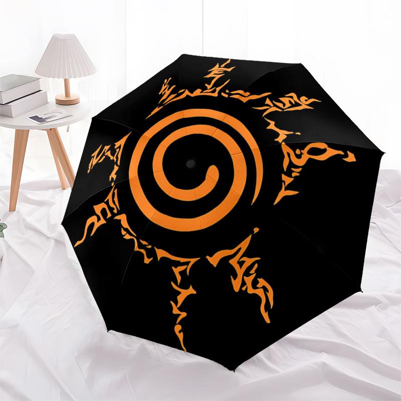 1pc Spiral Symbol Automatic Open/Close Umbrella   Compact Travel Umbrella, 8 Rib Heavy Duty, Perfect for Women & Men    A0923180