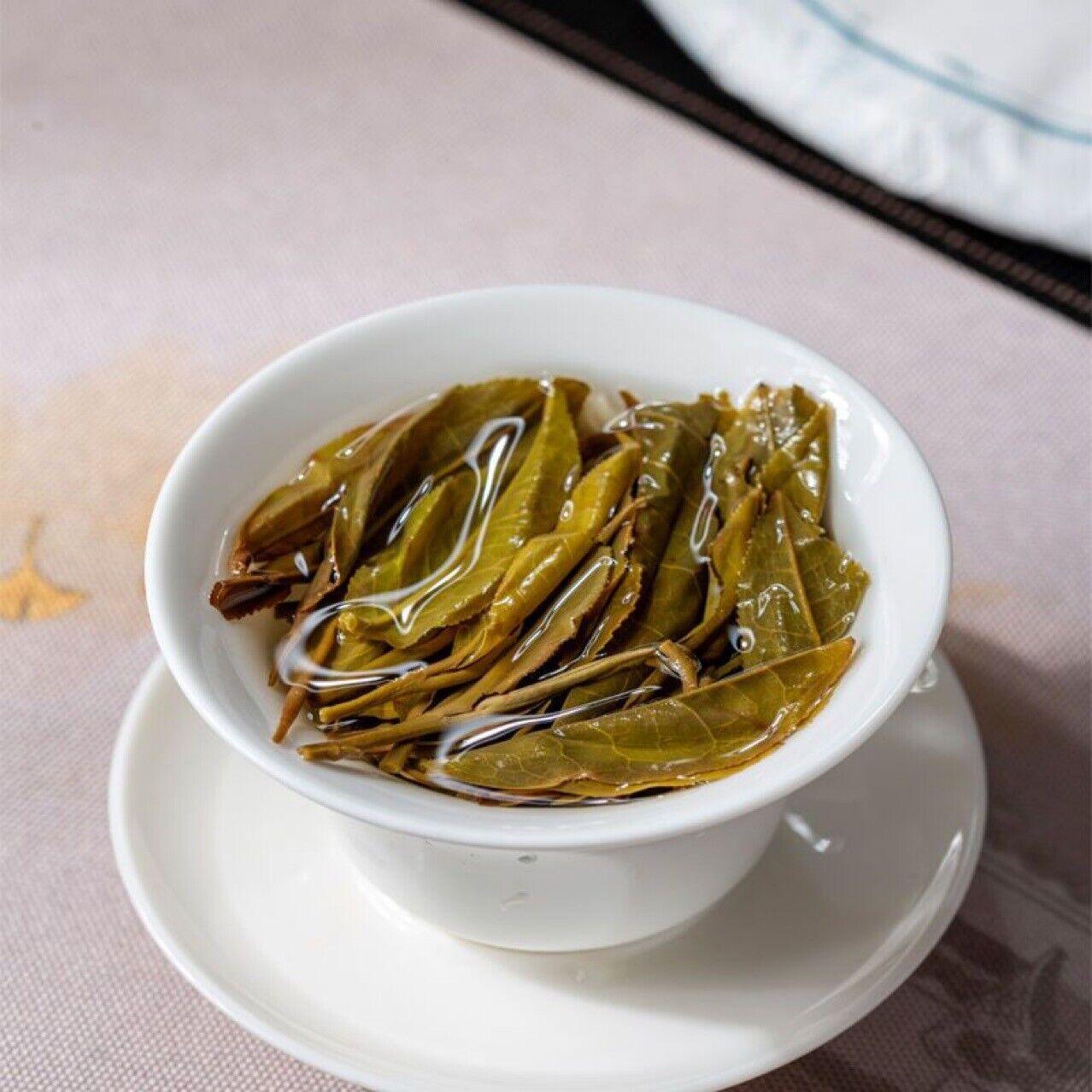 357г Сырой чайный пирог «Пуэр» Yunnan Seven Cakes Yiwu Zhengshan Xiang Yang Shui Soft 1 — фото 8