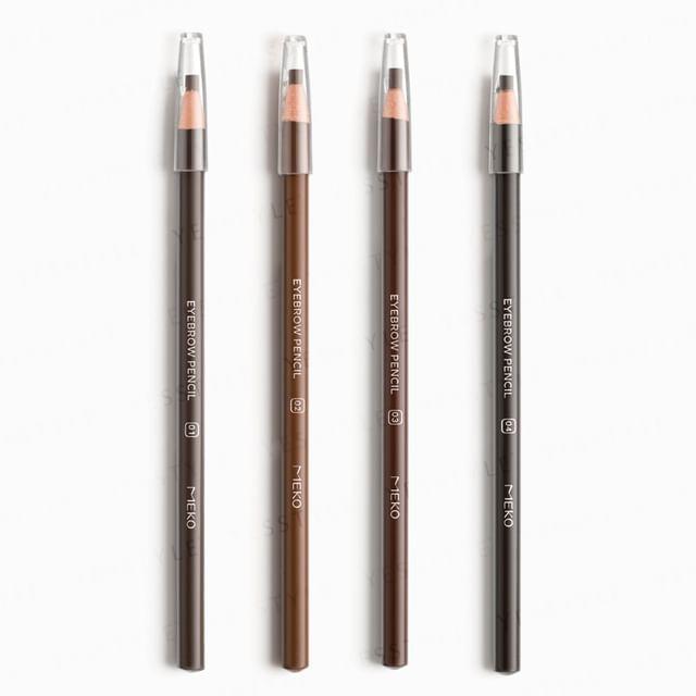 MEKO - Long Wear Perfectly Eyebrow Pencil 02 Warm Tea Brown