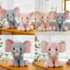 Plush Elephant Cartoon Toy Cute Cartoon Pp Cotton Filling Children Gift Doll
