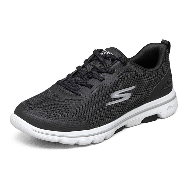 Skechers Go Walk 5 Comfortable Shock Absorbing Durable Low Top Running Shoes Women sneakers 124011-BKW