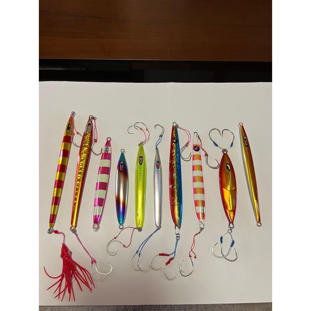 Used Metal jig set of 10
