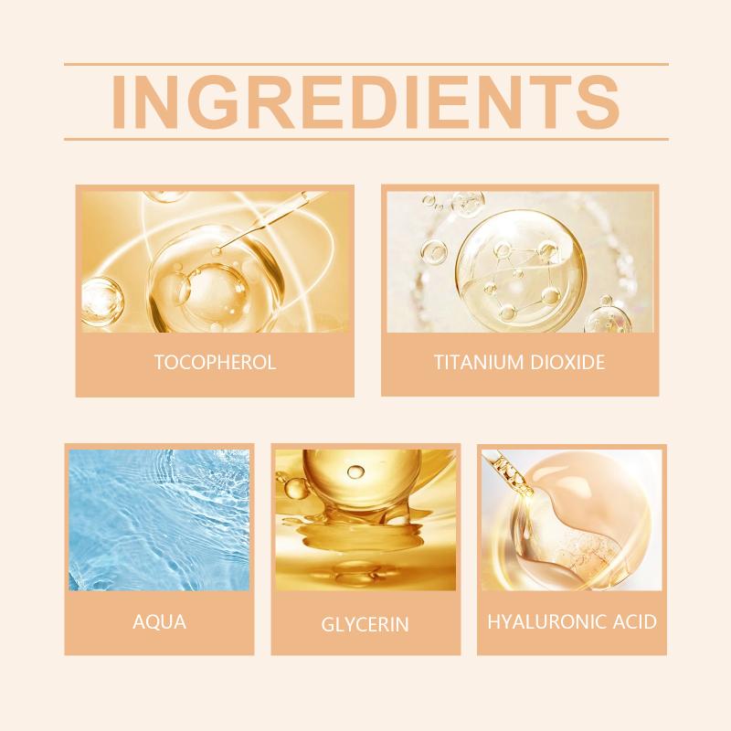 Foundation Color Changing Light Spectrum Sunscreen Spf 50 Concealer Long-Lasting Full Coverage Liquid Foundation Base Cosmetics one size