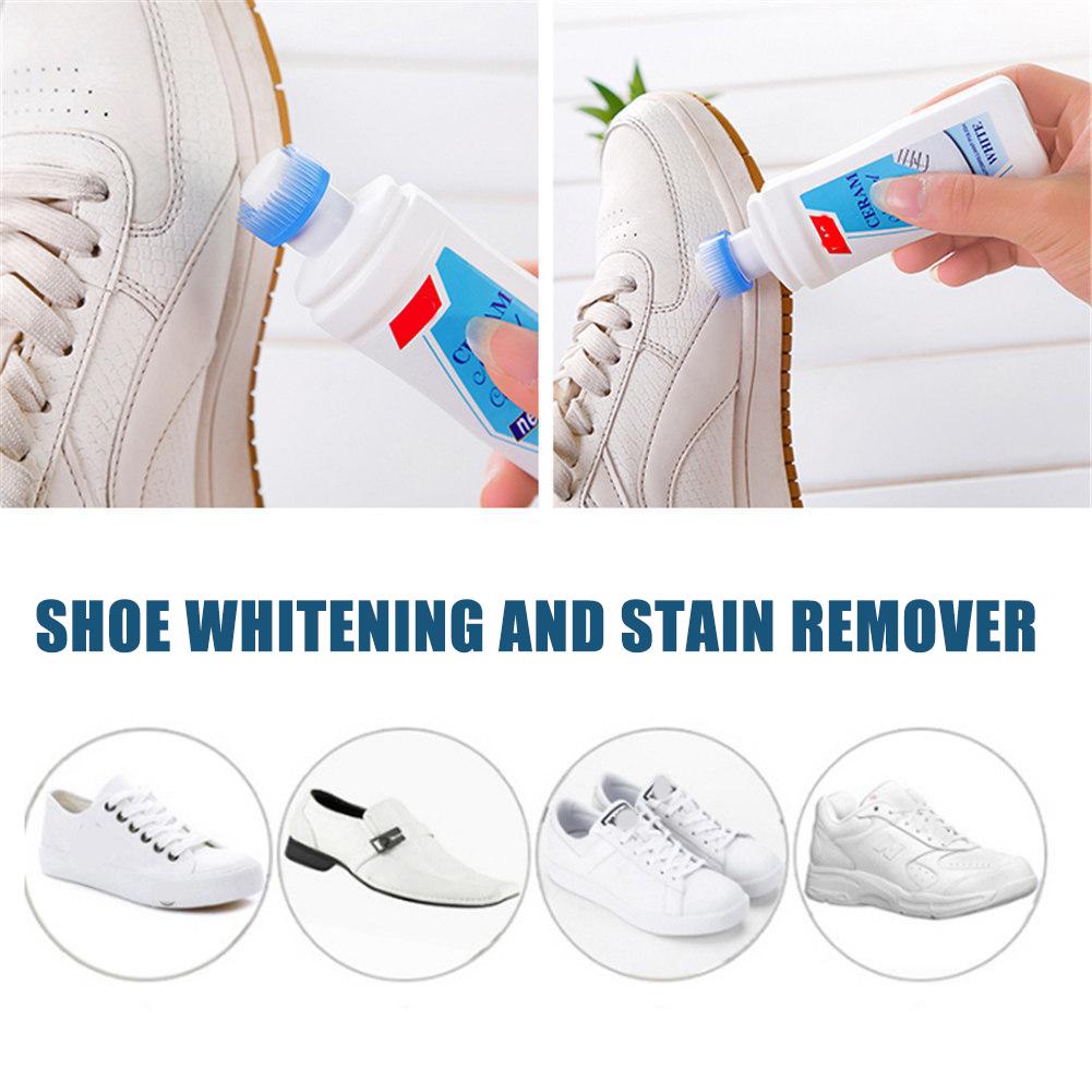 100ML White Shoe Cleaner Foam Suede Sheepskin Matte Shoes Leather Cleaner Polish Cleaning Tool Sneakers Care