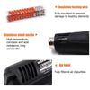 Air Gun 220V 2000W Advanced Temperatures Adjustable Electric Heat Gun Shrink Wrapping Industrial Building Hair Dryer